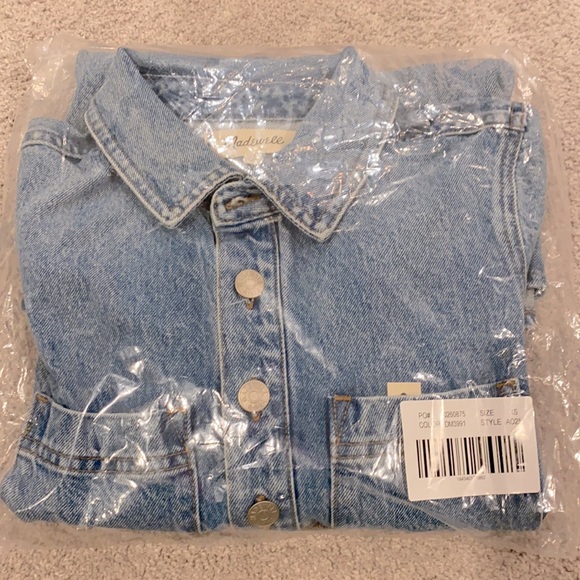 NWT Cute Madewell Denim Romper X-Small - Picture 4 of 5